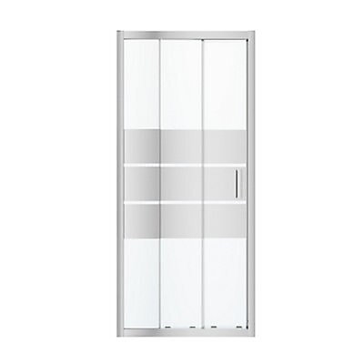Porte de douche coulissante GoodHome Beloya miroir 90 cm