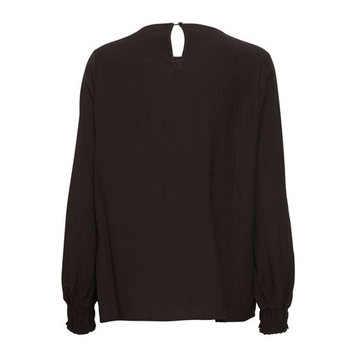 Fransa Langærmet Bluse, Black, XL