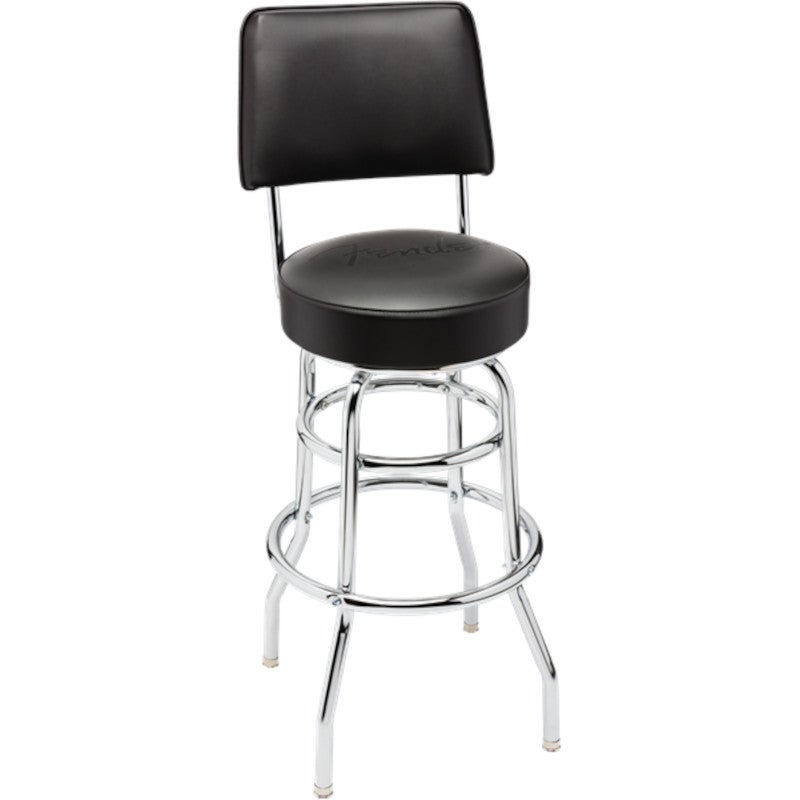 Fender Blackout Backrest Barstool 30 inch (76 cm) barkruk met rugleuning