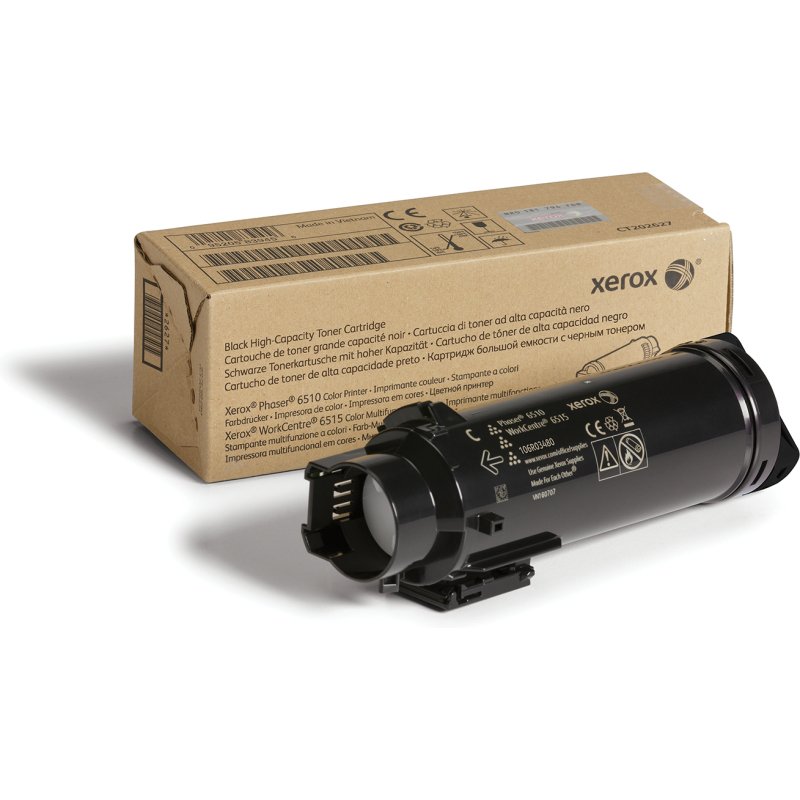 Xerox 106R03480 Toner noir grande capacité pour imprimante laser Phaser 6510 / Workcentre 6515