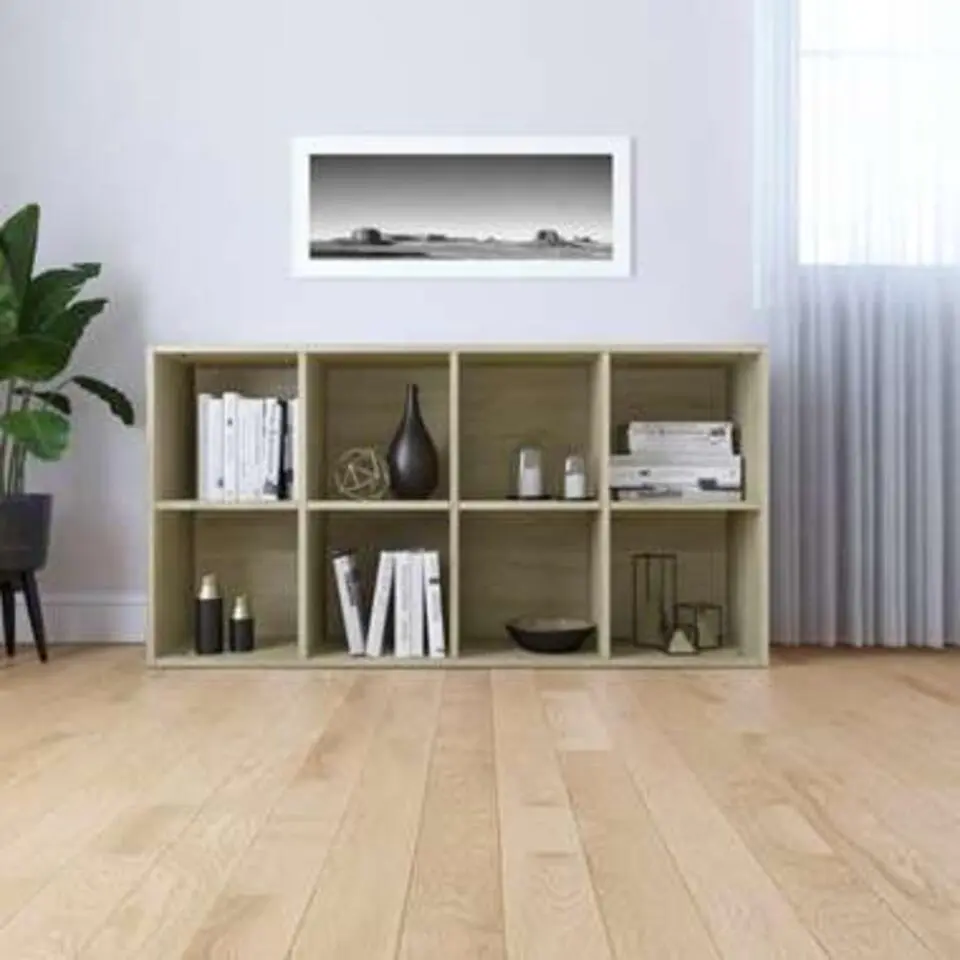 vidaXL - Boekenkast - Bruin - Bewerkt hout