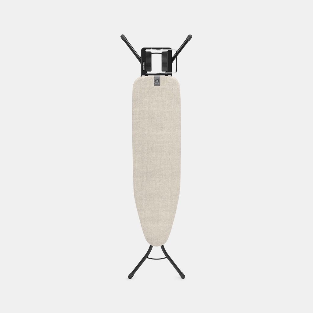 Strijkplank A, 110x30 cm, strijkerhouder - Denim Grey