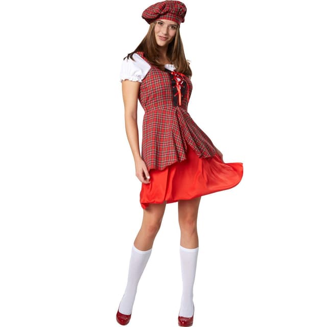Skotsk kvinde kostume