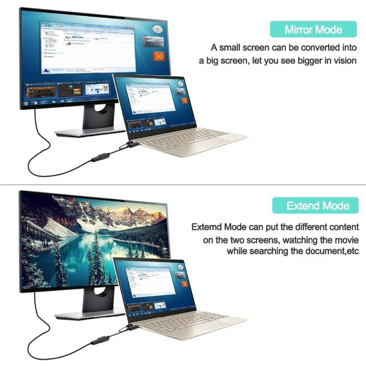 Universal Adaptateur HDMI vers DP