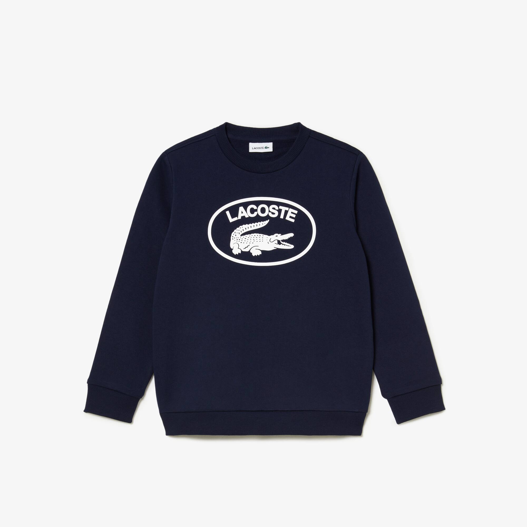 Kinder LACOSTE Sweatshirt mit Colourblock und Kontrast-Logo Pullover & Sweatshirts - Blau - Lacoste - Kinder