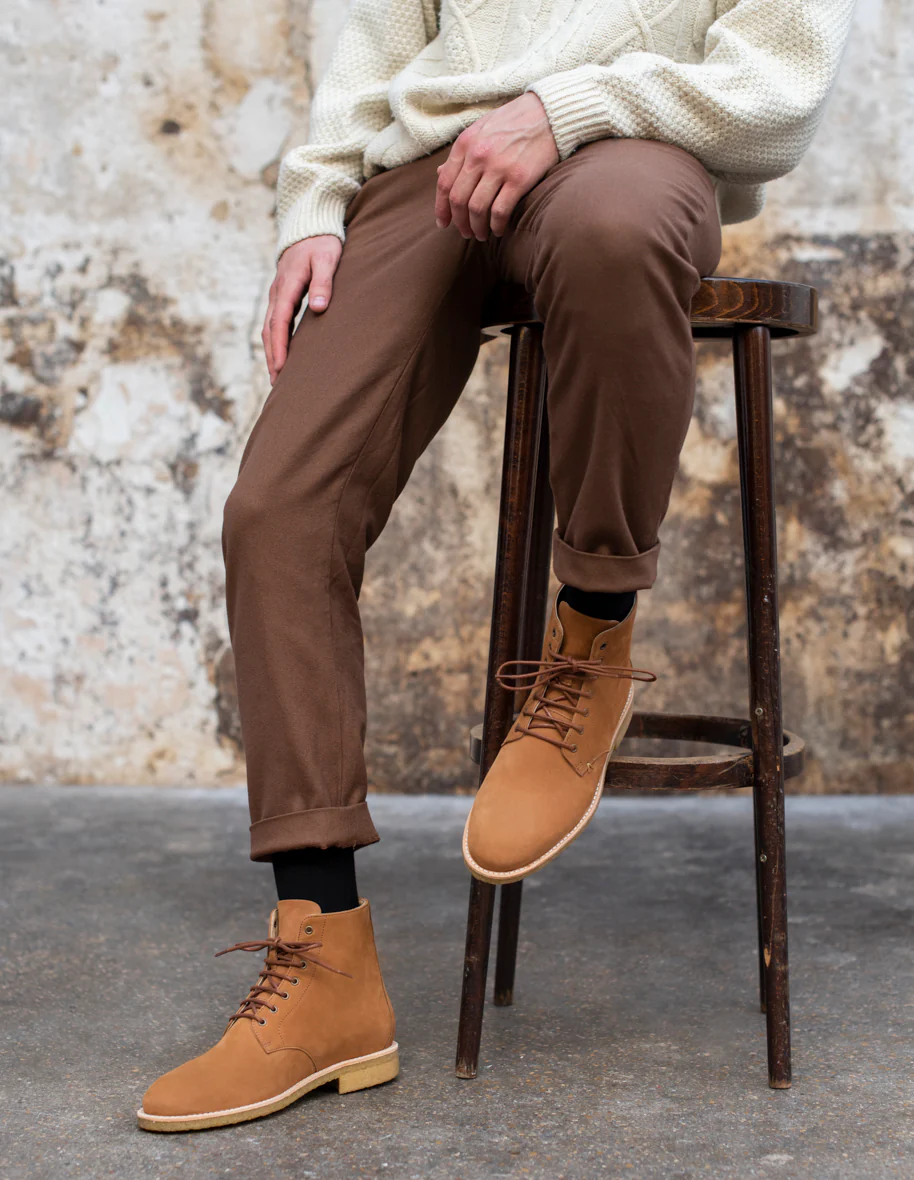 Bottines Hubert - Cuir sable