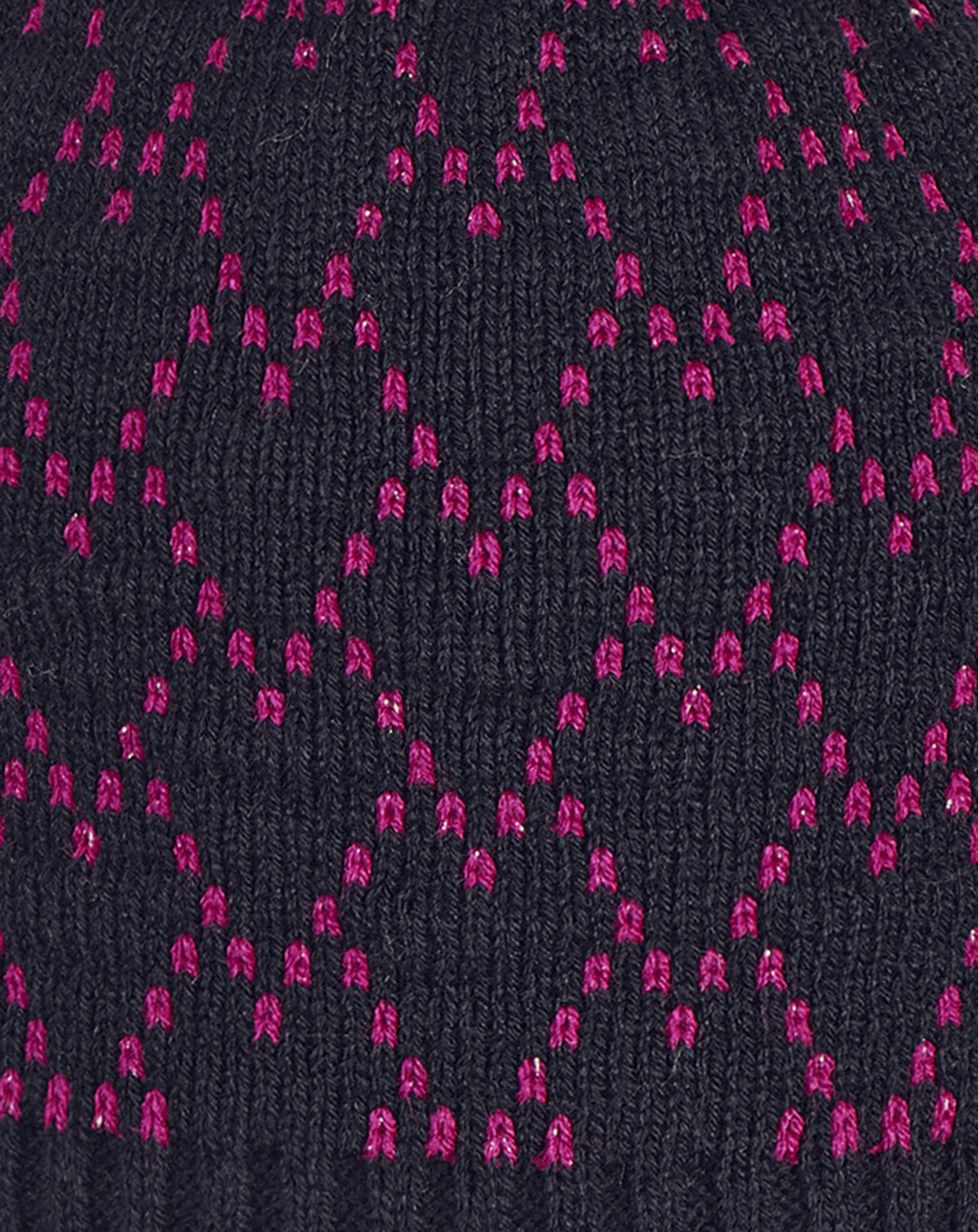 Strickmütze POMPON mit Innenfleece in marine
