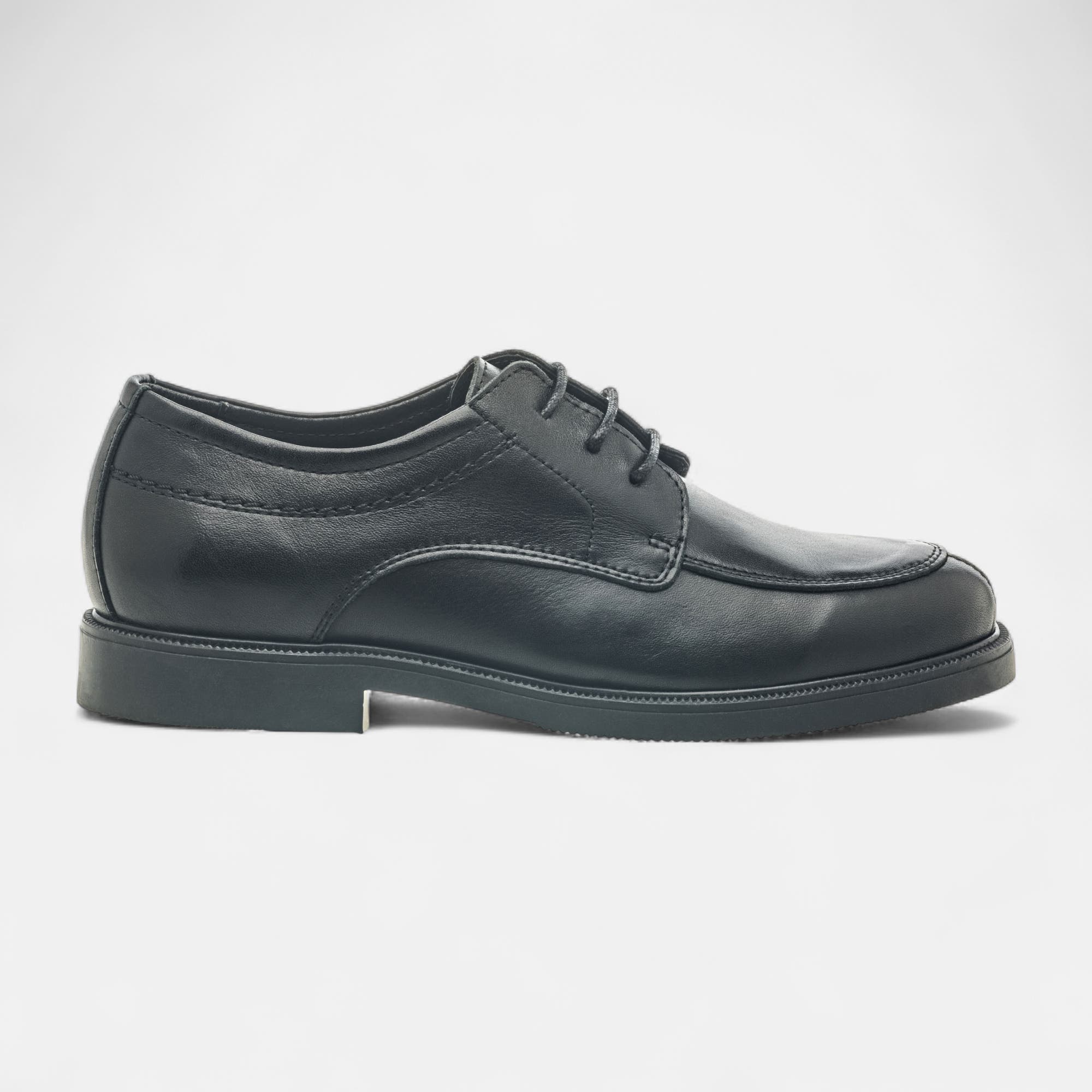 Derbies Garçon en cuir noir
