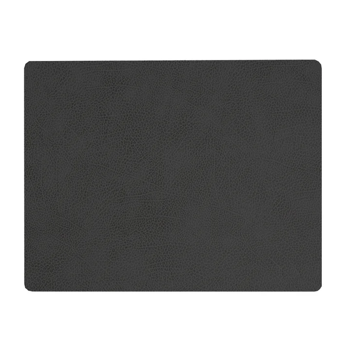 Lind DNA - Tischset Square L 35 x 45 cm, Hippo schwarz - anthrazit