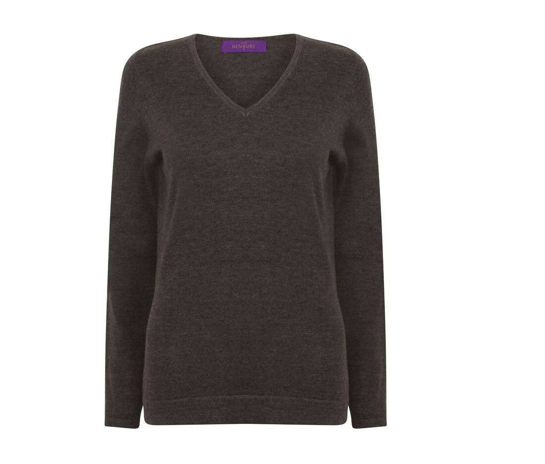 HENBURY HY721 - Pull Élégant Femme Col V Henbury Confort