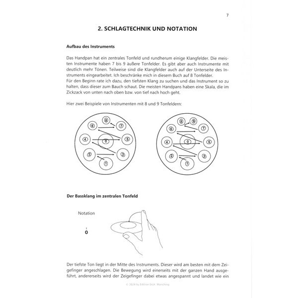 Edition Dux Übungsstücke for Handpan