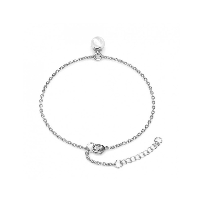 Bracelet Crystal Pearl - Argenté et Cristal