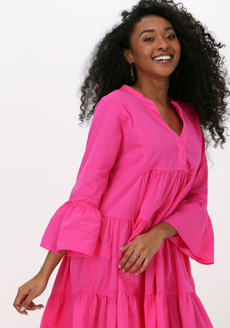 DEVOTION fuchsia devotion mini jurk dilos