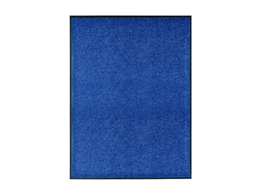 Paillasson lavable Bleu 90x120 cm