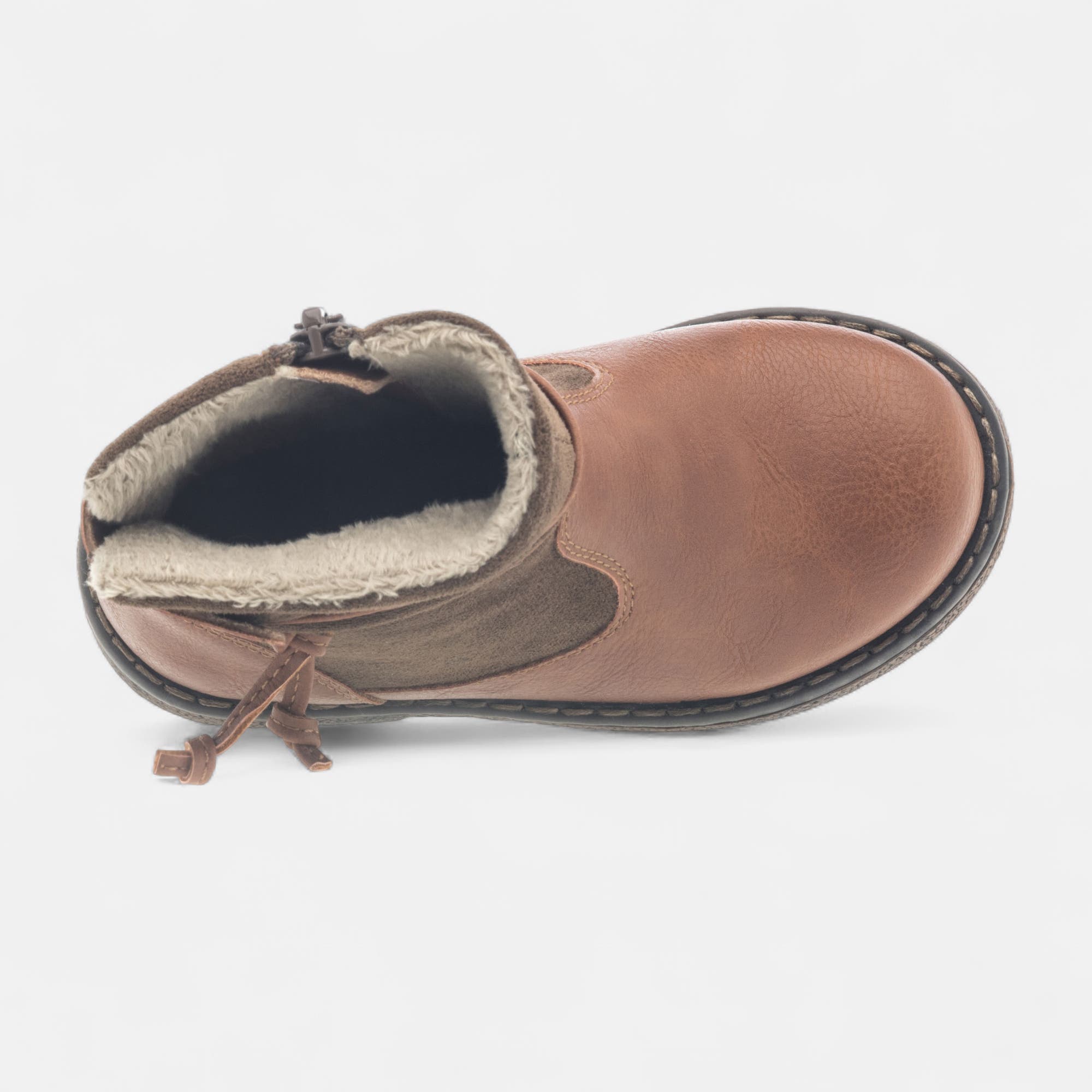 Bottines Fille cognac
