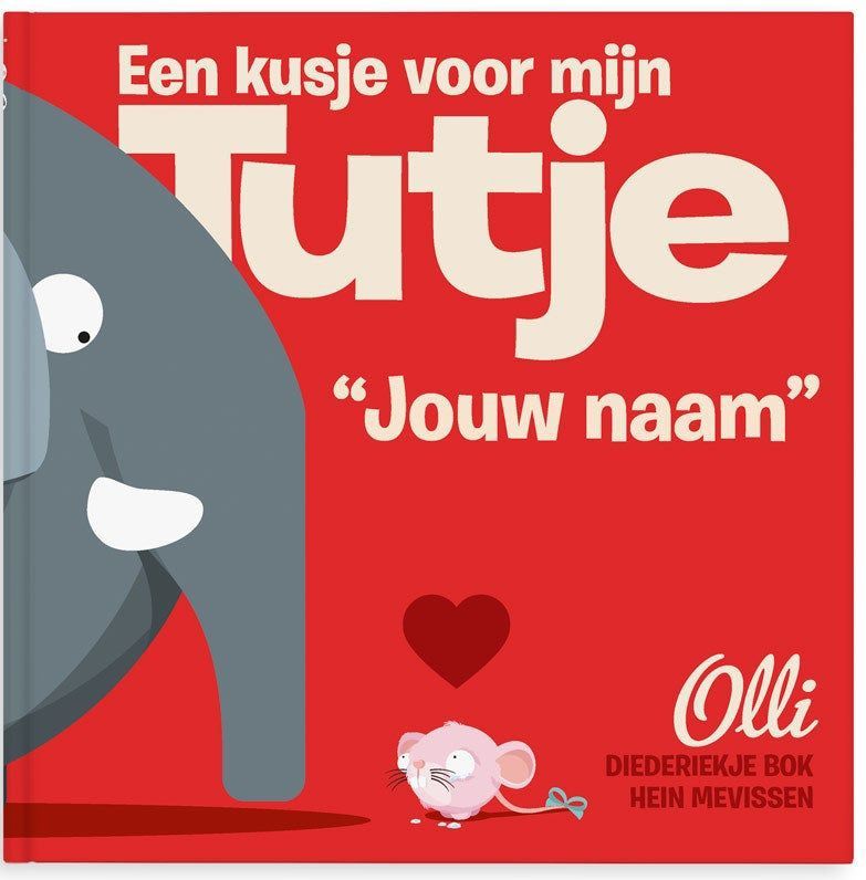 Boek met naam en foto - Een kusje voor mijn Tutje - Softcover