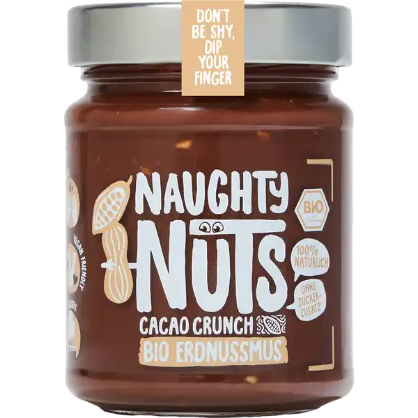 Bio Erdnussmus Cacao Crunch
