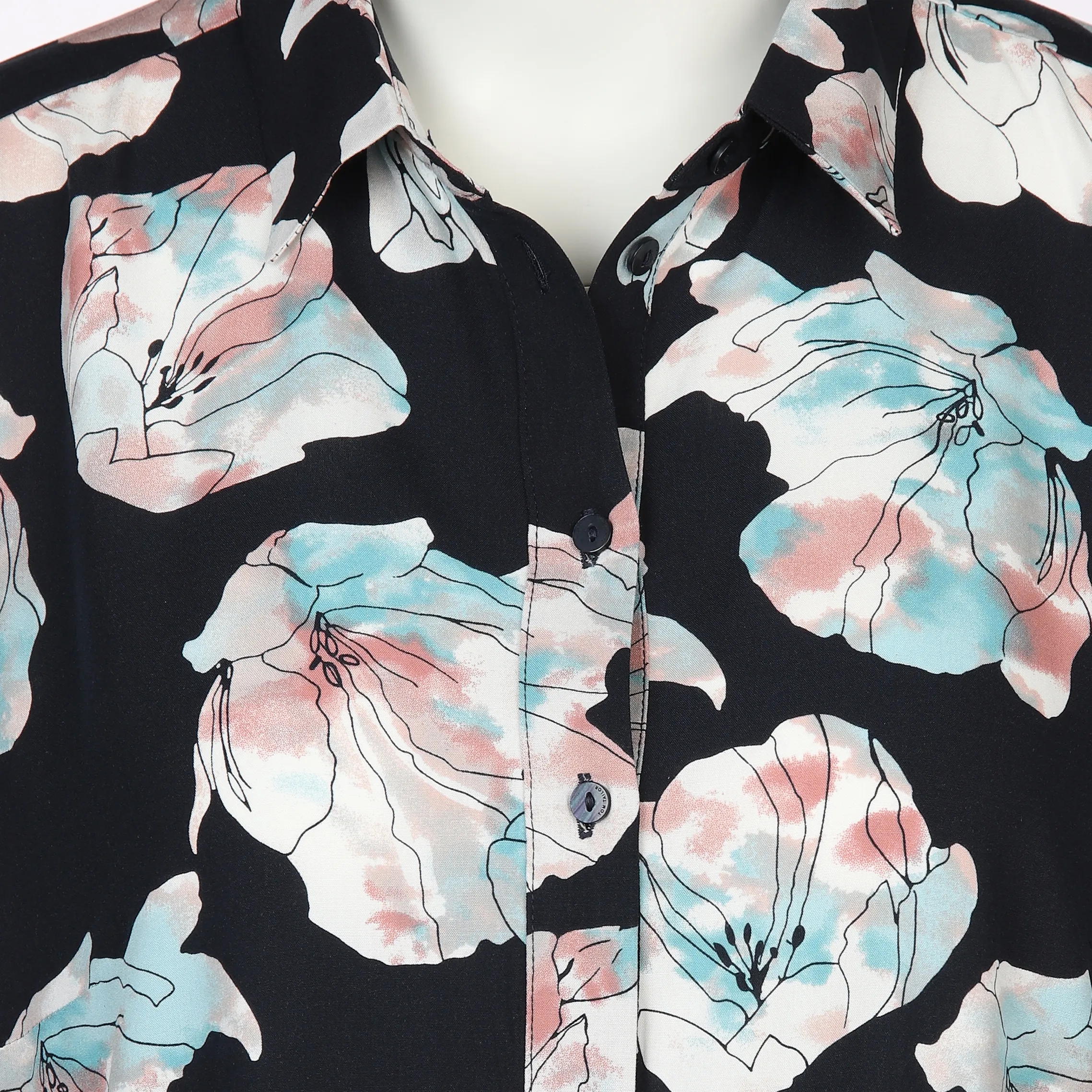 Damen Blusenkleid im floralen Look