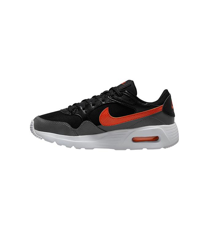 Nike Air Max SC Big Kids CZ5358-017 BLACK-TEAM-ORANGE-MEDIUM-ASH