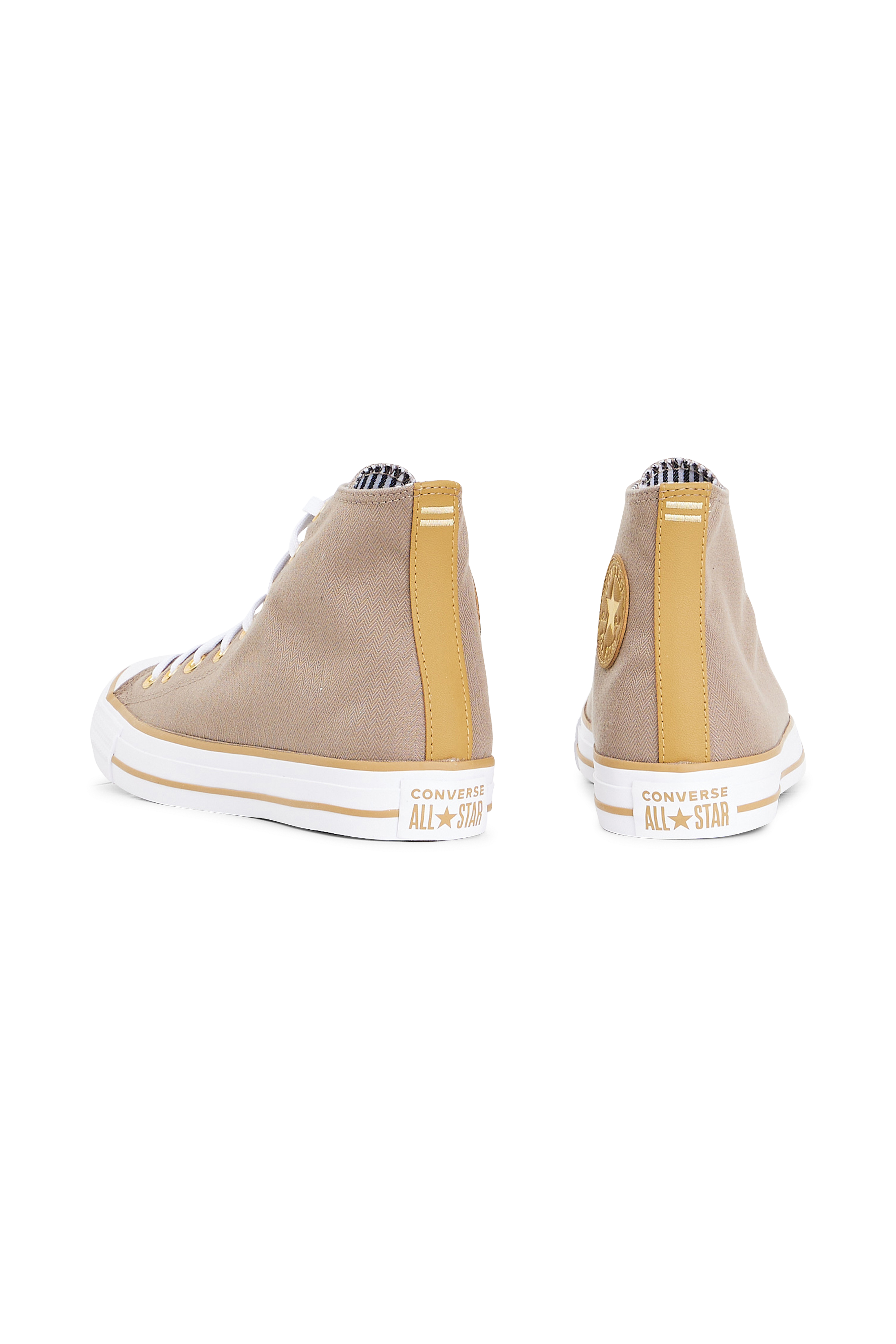 CONVERSE Baskets montantes CHUCK TAYLOR ALL STAR HERRINGBONE STRIPE Beige