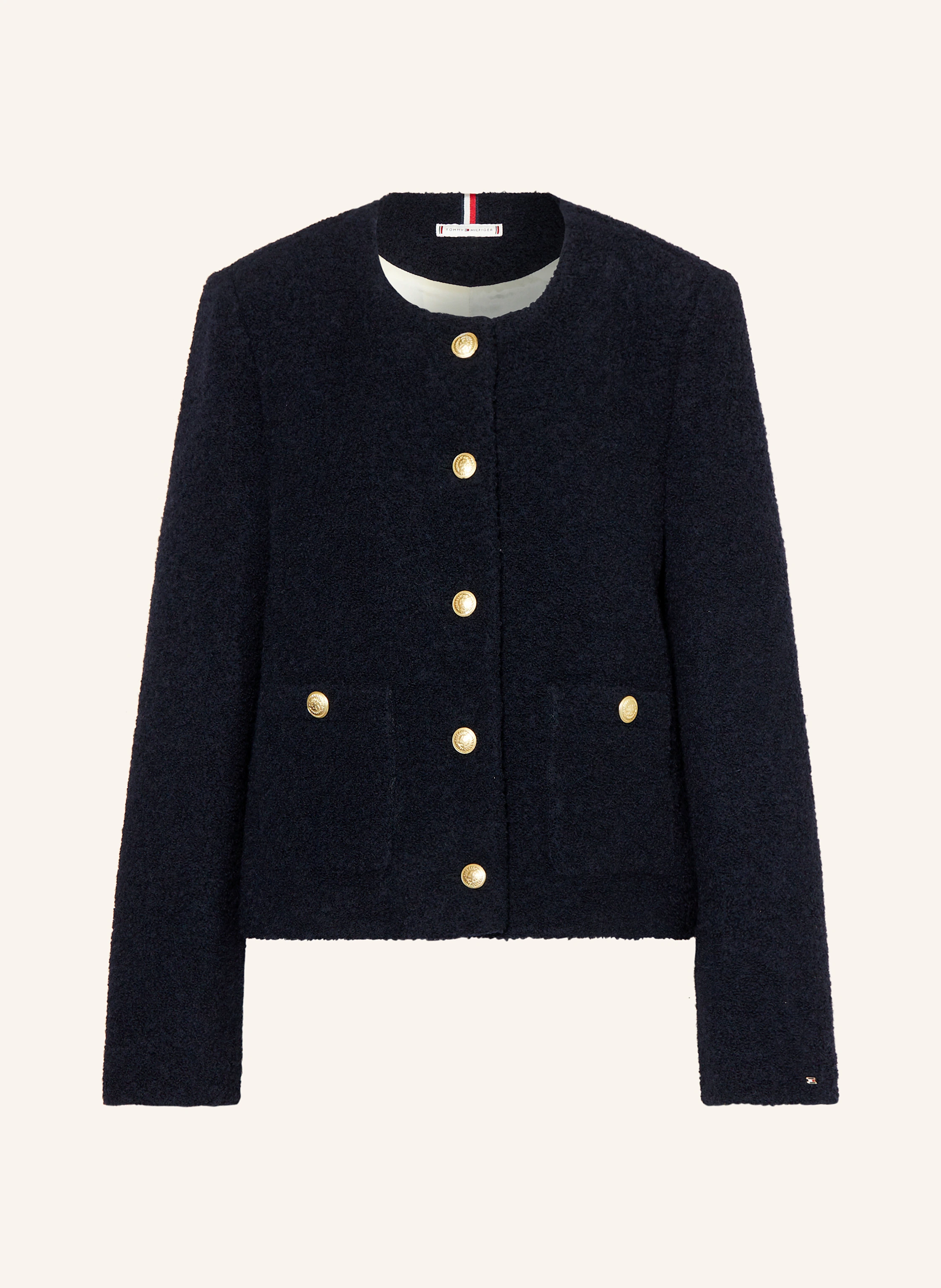 TOMMY HILFIGER Kastenjacke aus Bouclé
