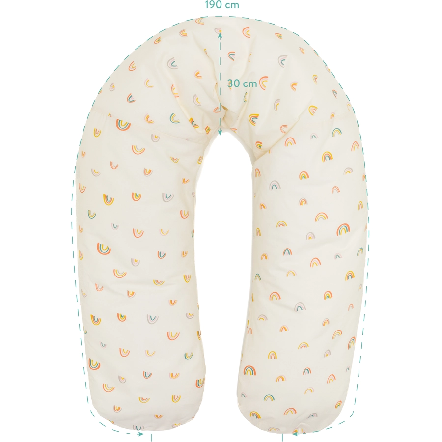 fillikid Stillkissen Rainbows beige 190 cm