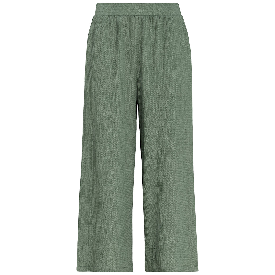 Gina Benotti Damen Culotte mit strukturiertem Material grün