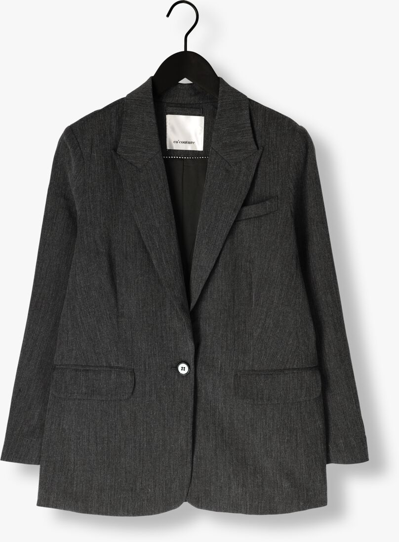 donkergrijze co'couture blazer susie blazer
