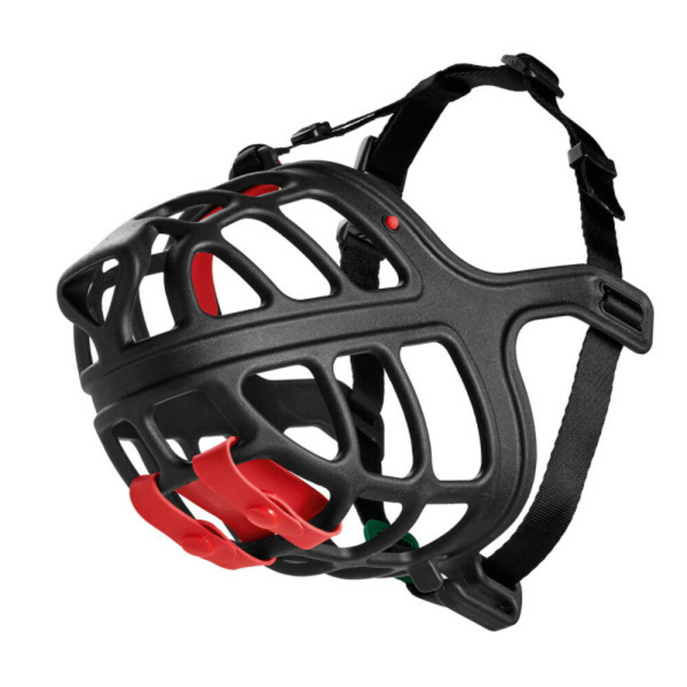 Muselière albury noir taille 2 (54 cm) (26 cm) (6,5 cm)