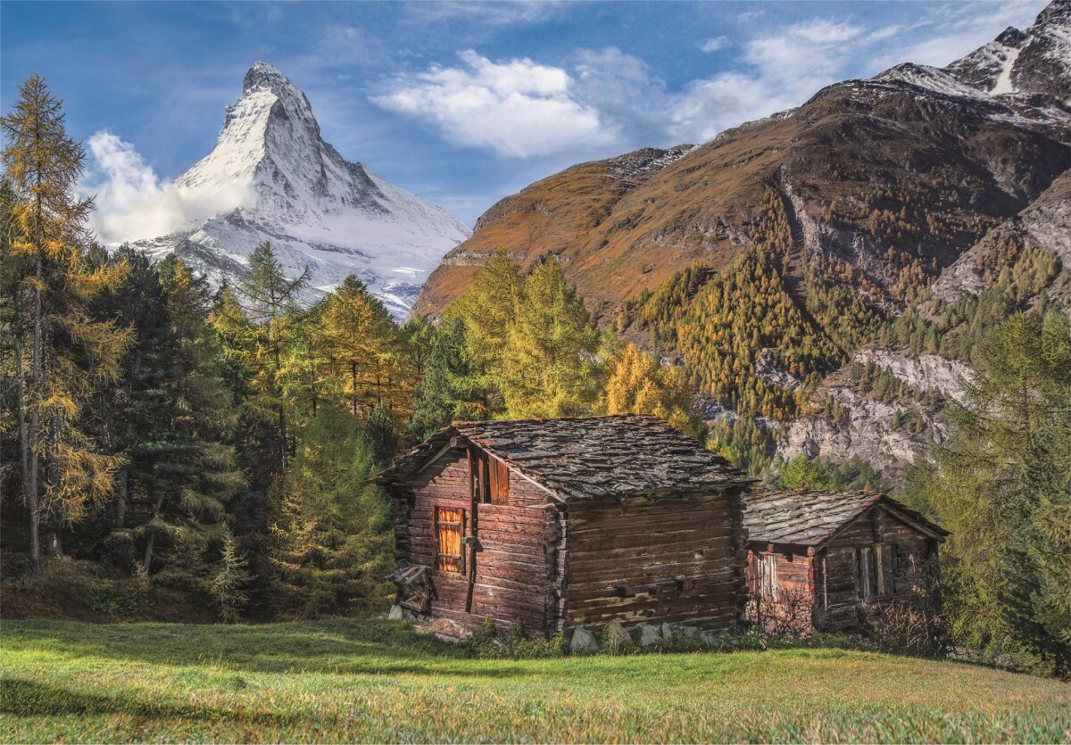 Clementoni Puslespil - Matterhorn - High Quality - 500 Brikker