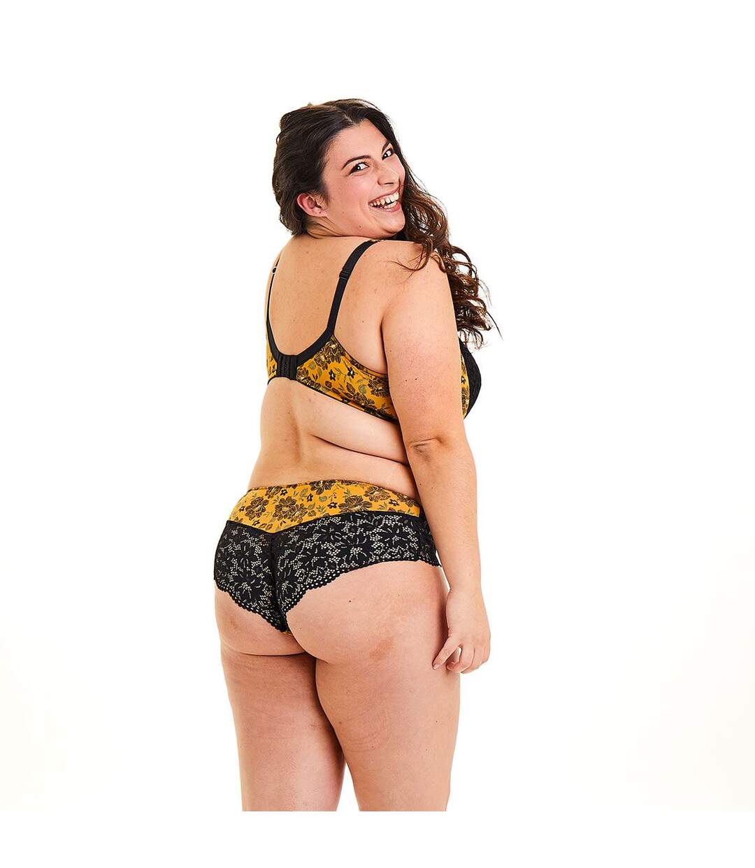 Soutien-gorge grand maintien jaune Babillages