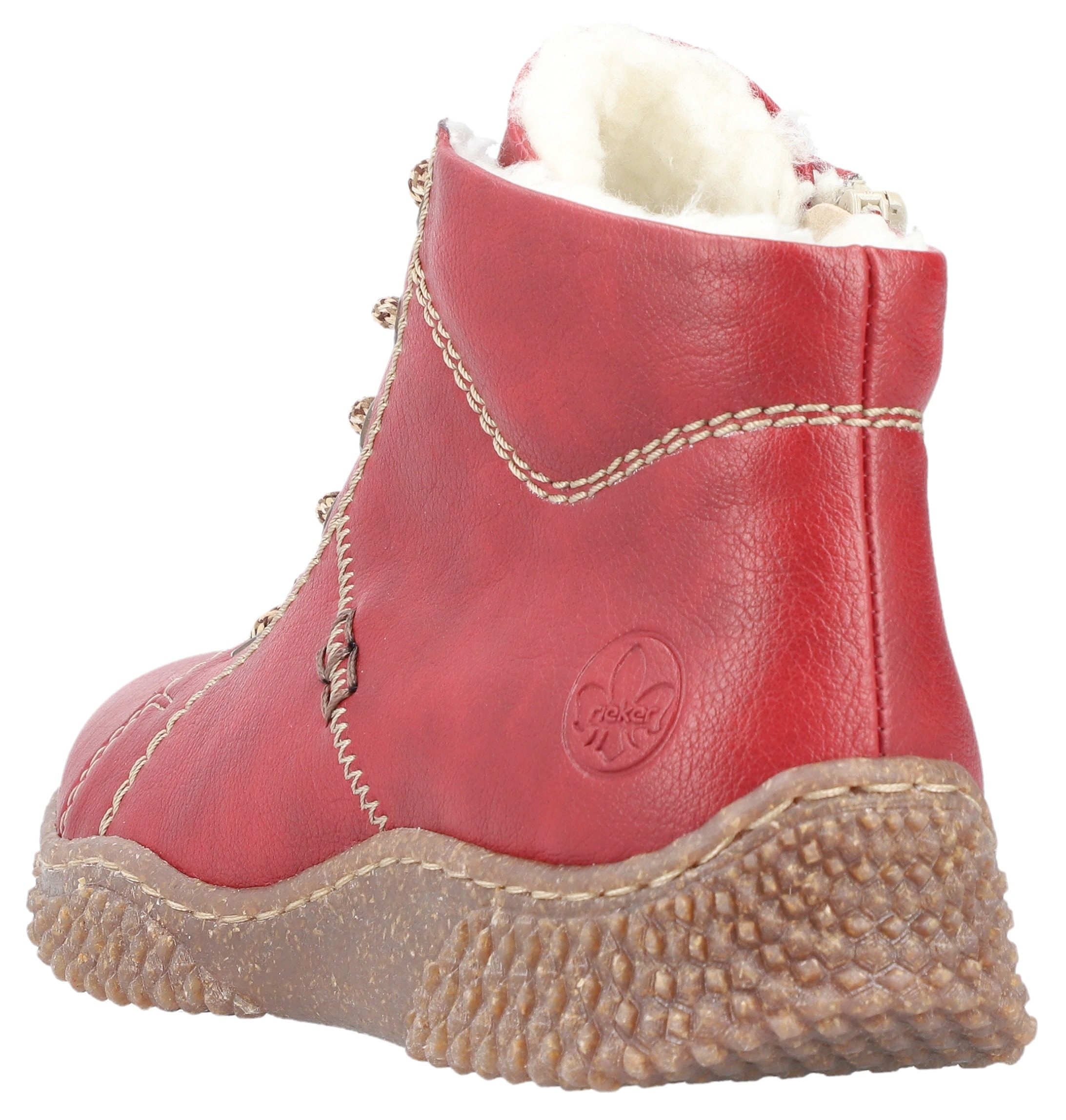 Rieker Winterboots  , Schnürboots, Stiefelette, High Top Sneaker mit Innenreissverschluss