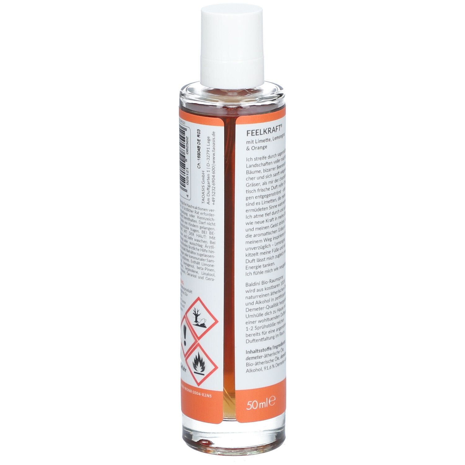 BALDINI BY TAOASIS Feelkraft® Raumspray bio/demeter