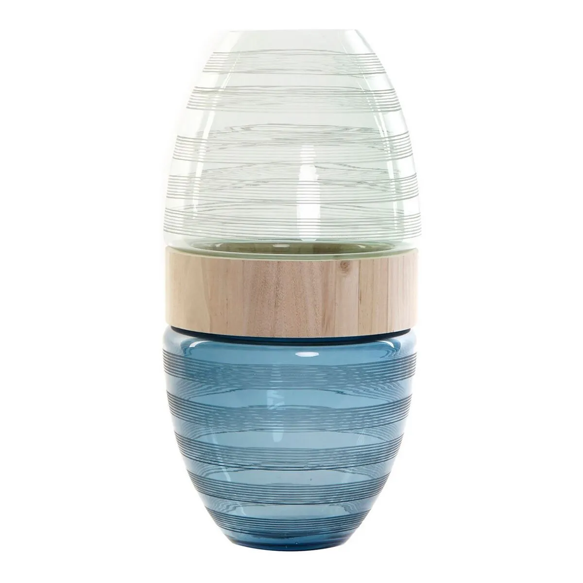 DKD Home Decor Vase - Bleu Menthe