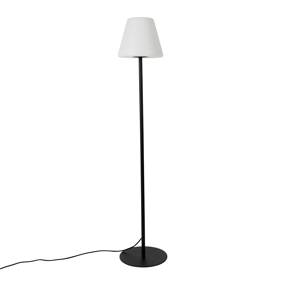 Smart buiten vloerlamp zwart incl. Wifi A60 - Virginia