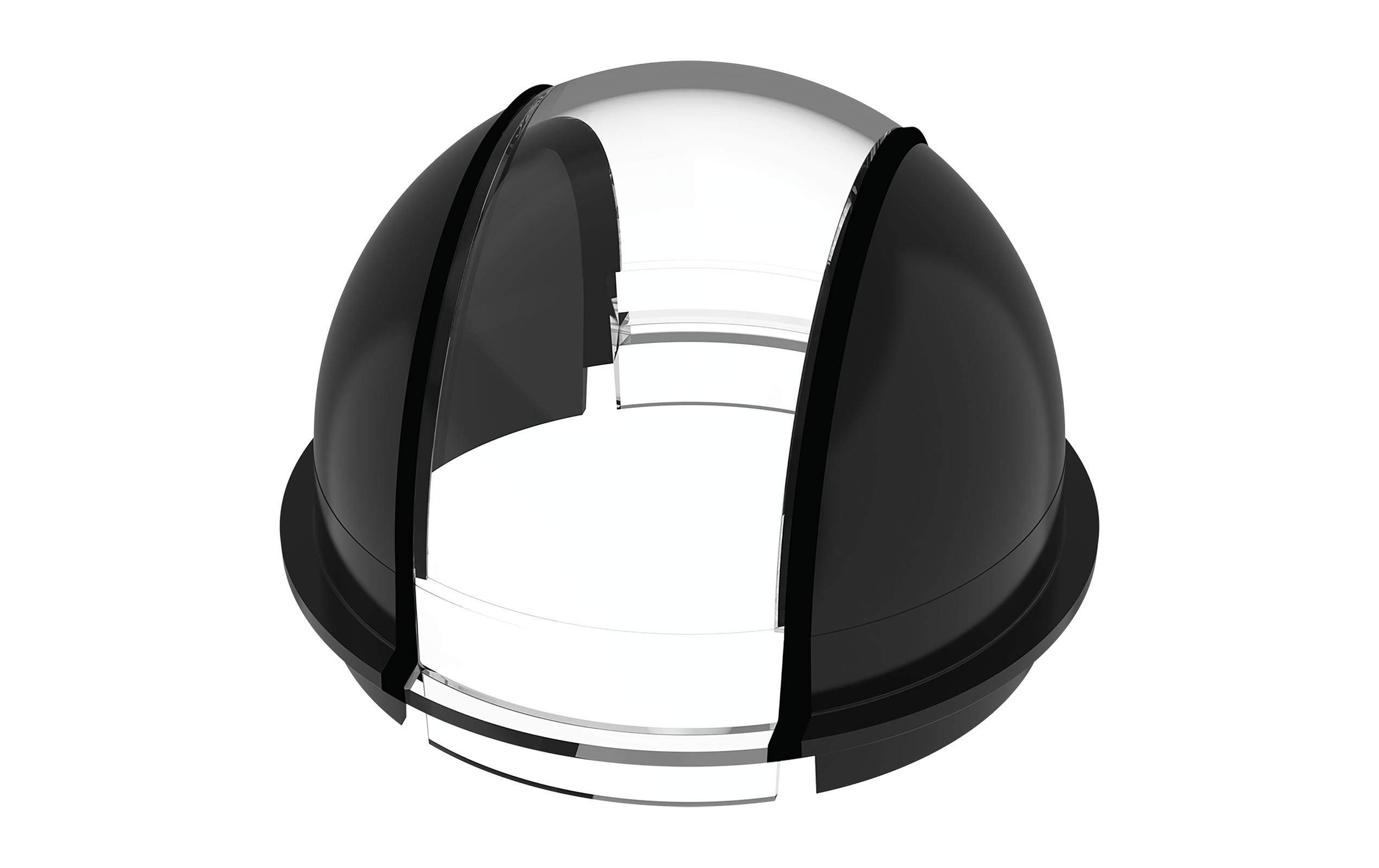 Ersatzkuppel TQ3807-E Dome Cover klar<br>Transparente IR-geschützte Kuppel
