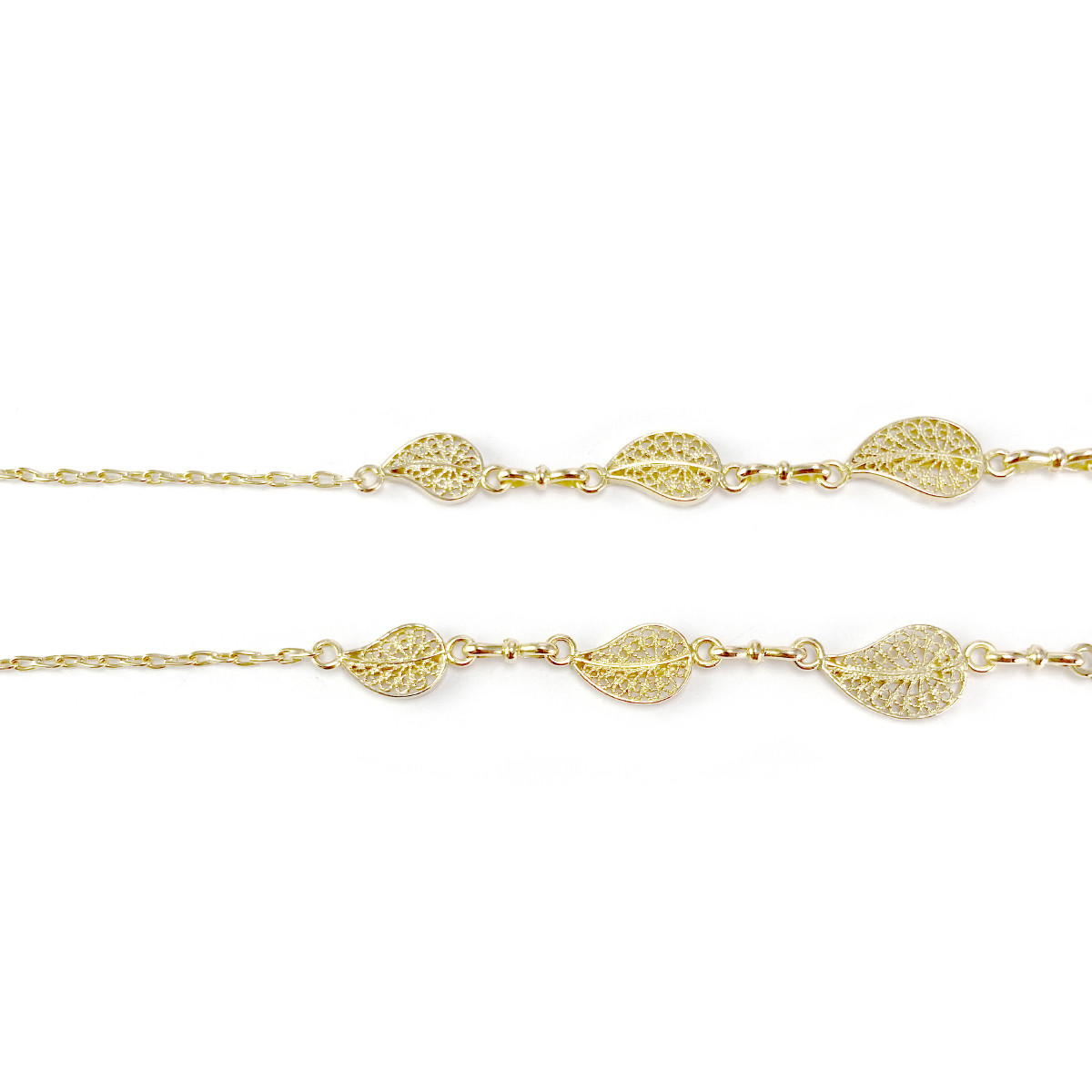 Collier d'occasion or 750 jaune 41 cm