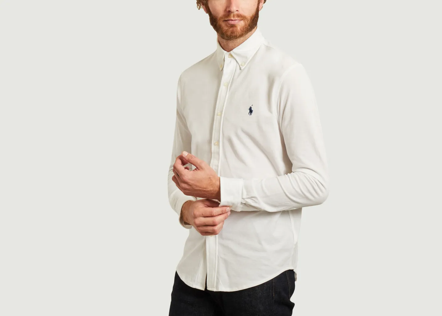 chemise ultra légère en coton piqué Polo Ralph Lauren