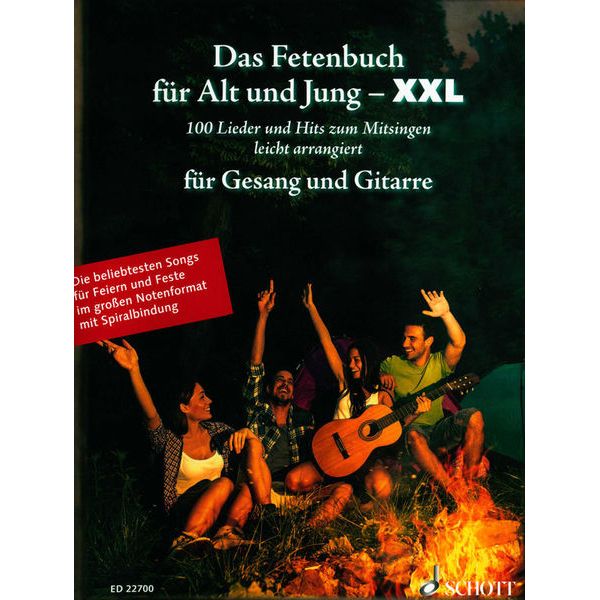 Schott Fetenbuch Gesang/Gitarre XXL