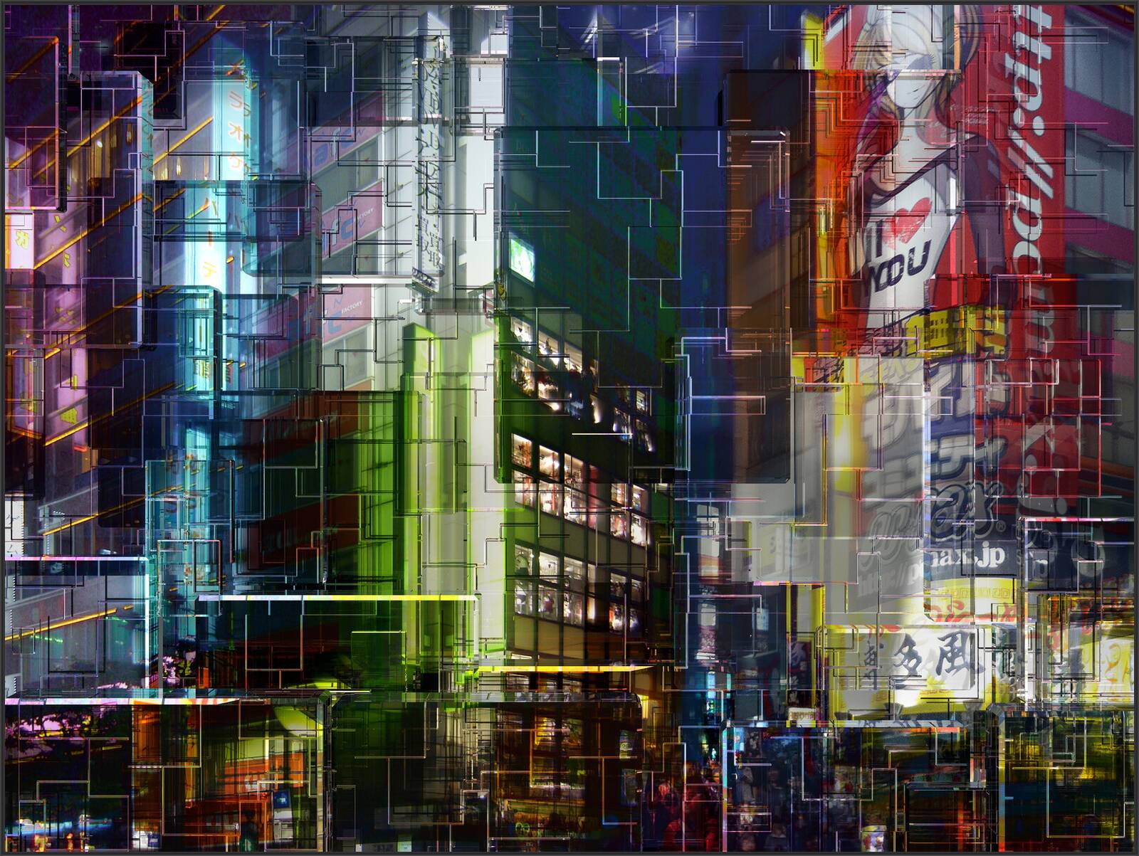Tokio, Roppongi by Andrej Barov - Limited Edition. Edition of: 150. Signed.