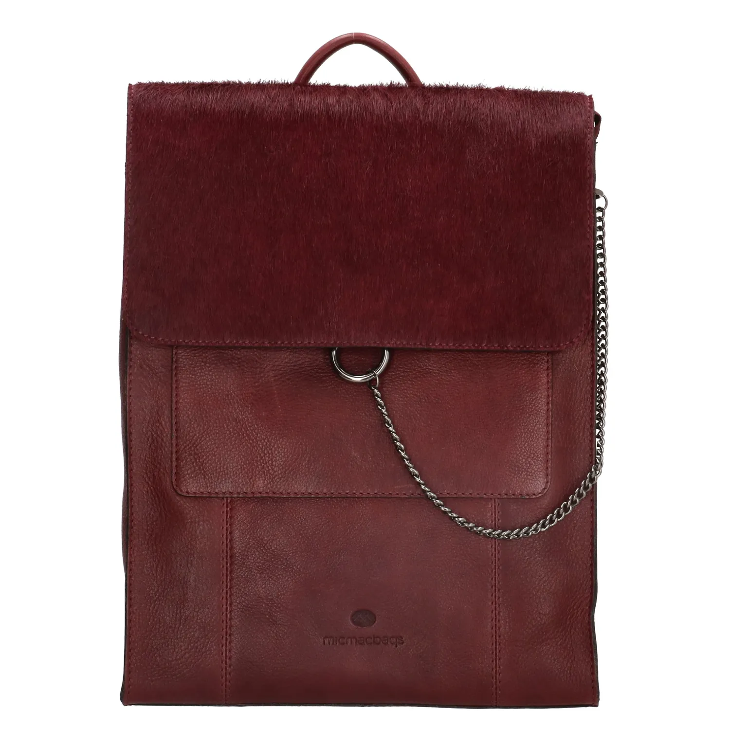 Micmacbags Mendoza Rugzak Bordeaux Rood