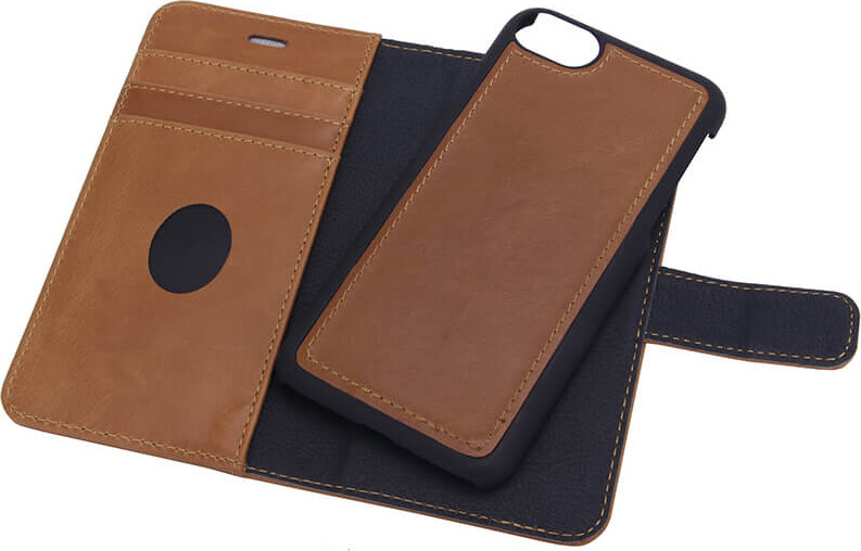Radicover - iPhone 6 7 8 - Flip Cover - Læder - Brun