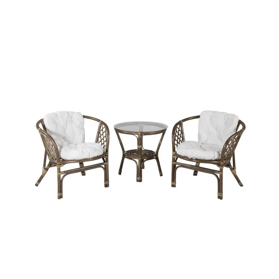 Svea - Tarek café set - naturel - rattan