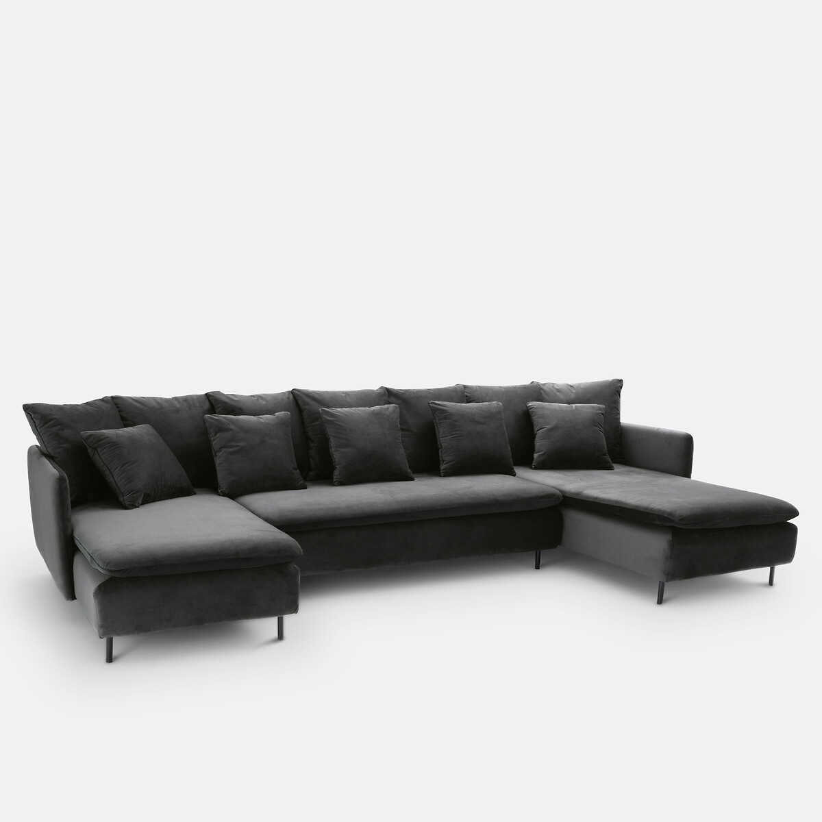LA REDOUTE INTERIORS<br>Poltrona conversível em veludo D158 cm, Ivete