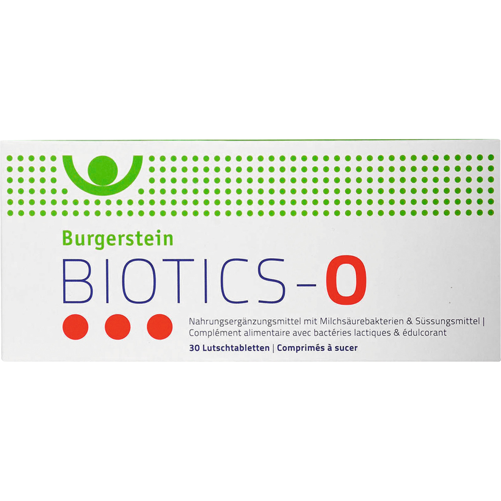 Burgerstein Biotics-O, 30 Lutschtabletten