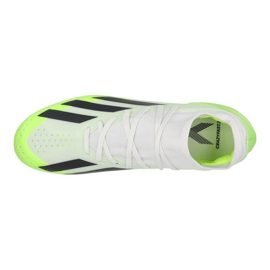 adidas X Crazyfast .3 MG Crazyrush - Blanc/Noir/Lucid Lemon