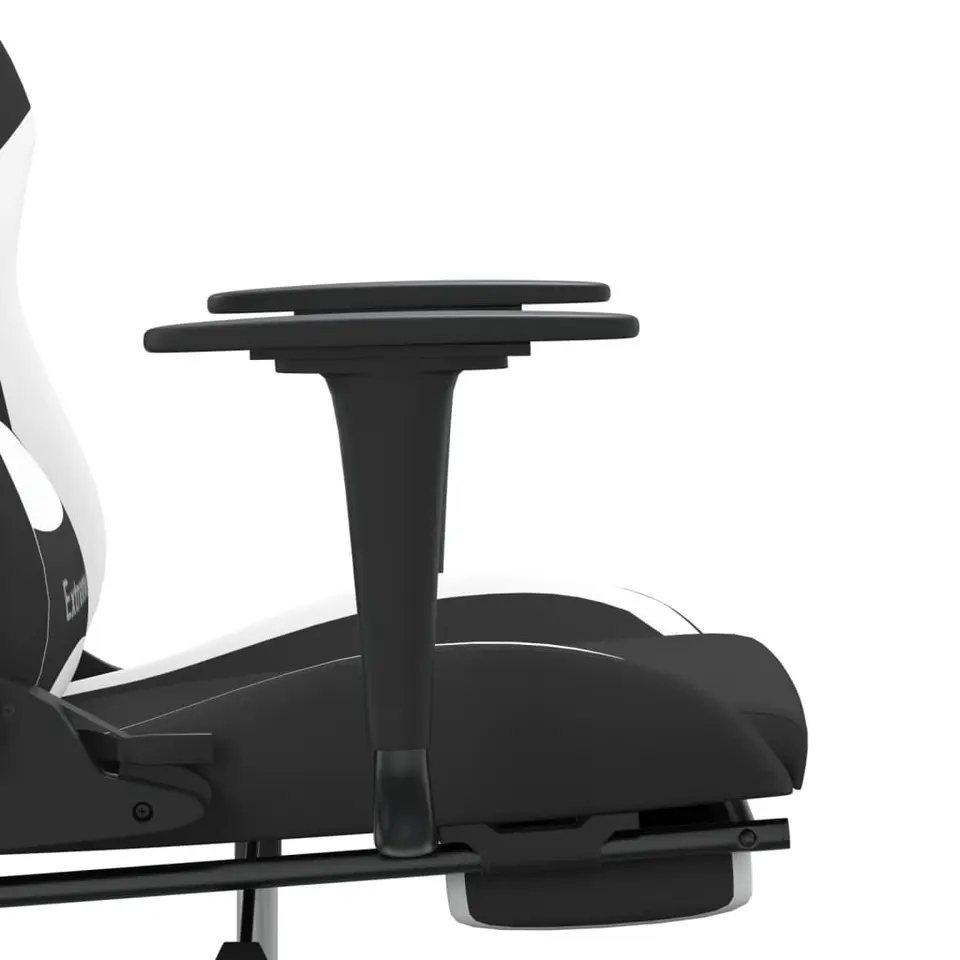 vidaXL - Gamingstoel - Wit - Stof