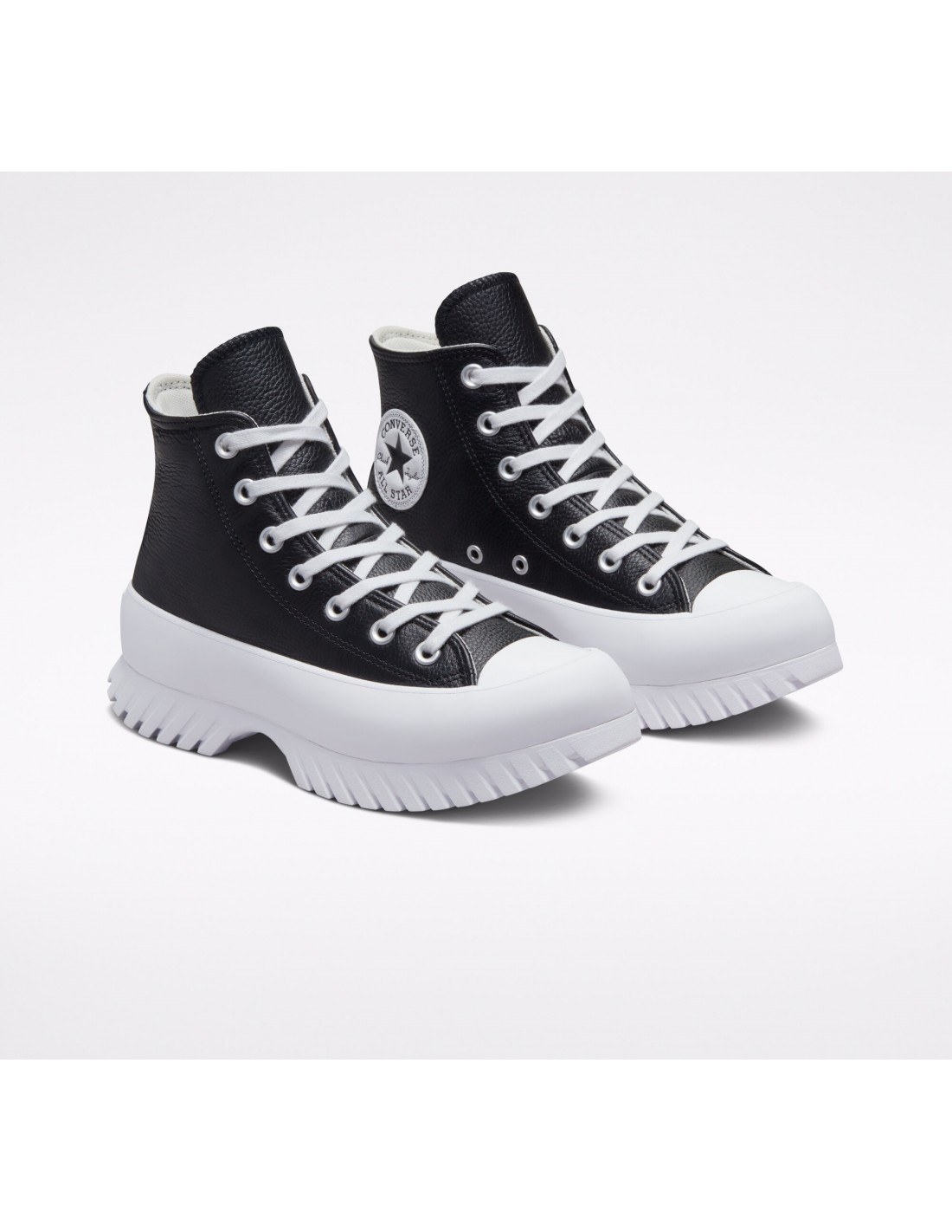converse sneakers compensées montantes femme ctas lugged 2.0 hi noir