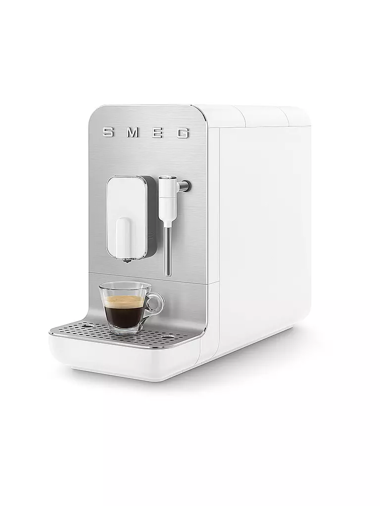SMEG Kaffeevollautomat BCC12WHMEU 50's Style Weiss / Matt weiss