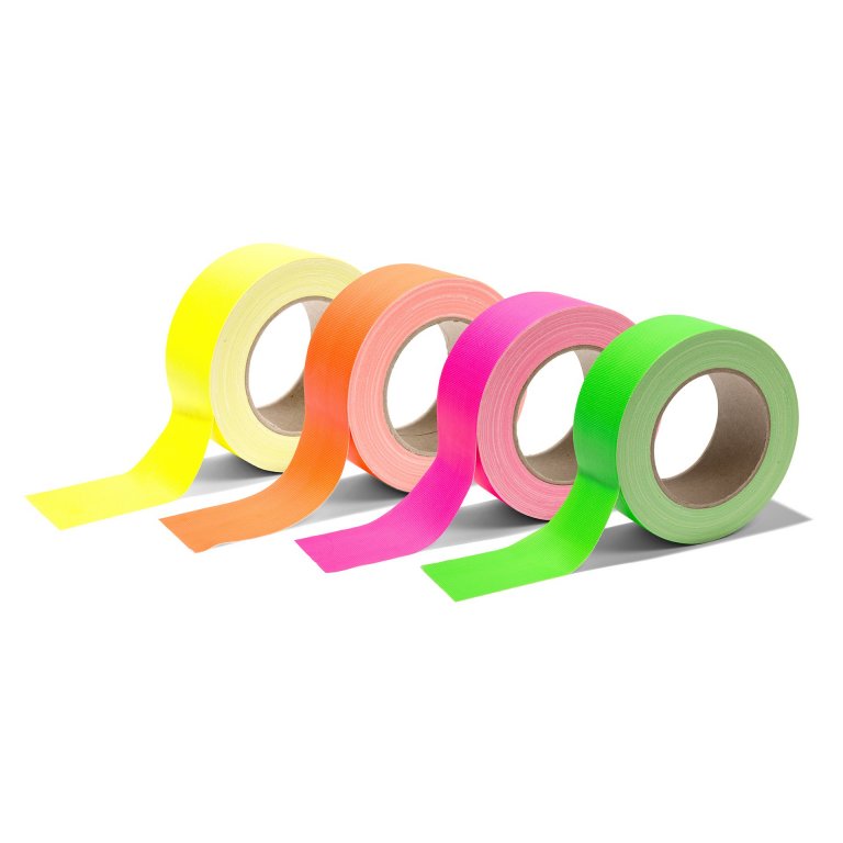 Gewebeband ''Gaffa'', matt, neonfarben